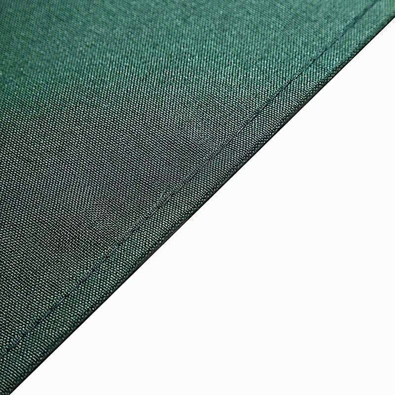 72" x 120" Polyester Rectangular Tablecloth - Hunter Green TAB_72120_HUNT_POLY