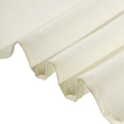 72" x 120" Polyester Rectangular Tablecloth - Ivory TAB_72120_IVR