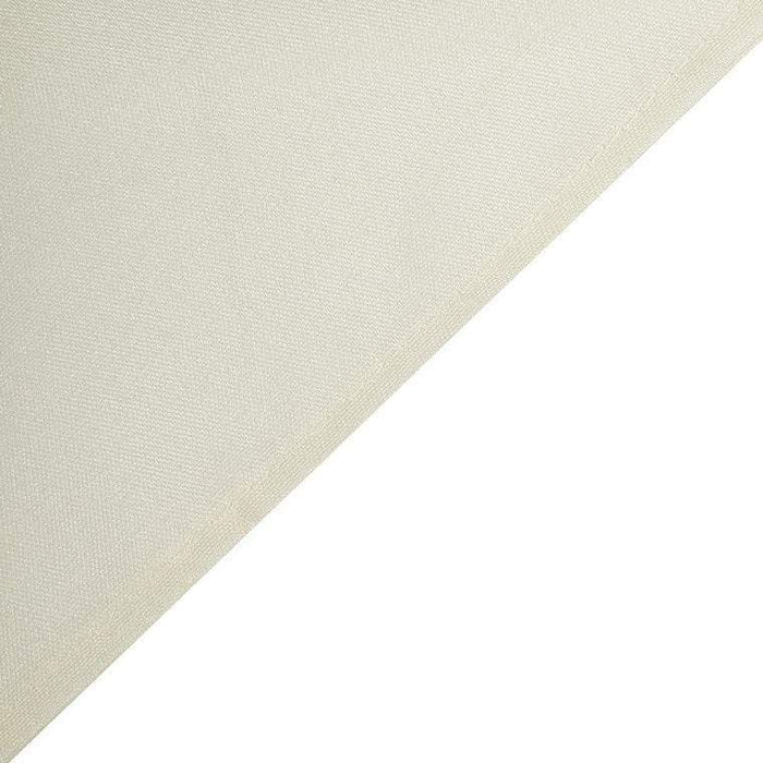 72" x 120" Polyester Rectangular Tablecloth - Ivory TAB_72120_IVR