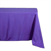 72" x 120" Polyester Rectangular Tablecloth - Purple TAB_72120_PURP