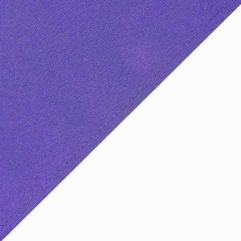 72" x 120" Polyester Rectangular Tablecloth - Purple TAB_72120_PURP