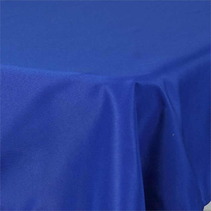 72" x 120" Polyester Rectangular Tablecloth - Royal Blue TAB_72120_ROY