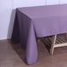 72" x 120" Polyester Rectangular Tablecloth - Violet Amethyst TAB_72120_073_POLY