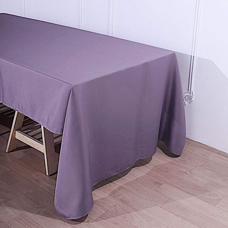 72" x 120" Polyester Rectangular Tablecloth - Violet Amethyst TAB_72120_073_POLY