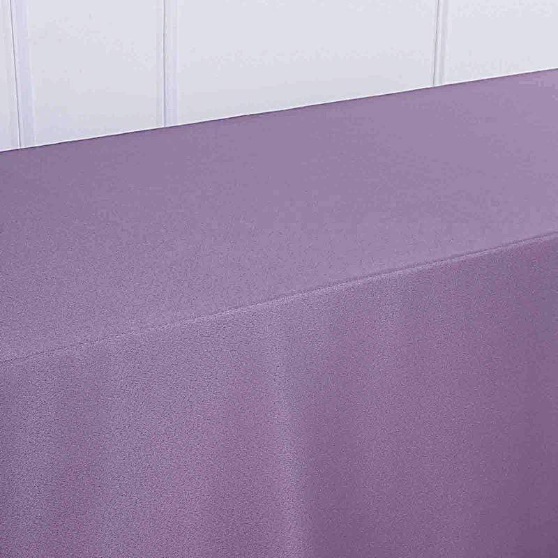 72" x 120" Polyester Rectangular Tablecloth - Violet Amethyst TAB_72120_073_POLY