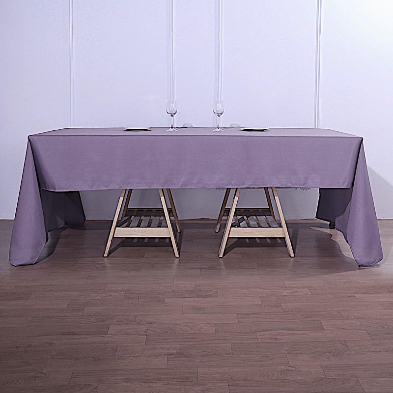 72" x 120" Polyester Rectangular Tablecloth - Violet Amethyst TAB_72120_073_POLY