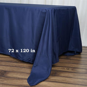 72" x 120" Polyester Rectangular Tablecloth