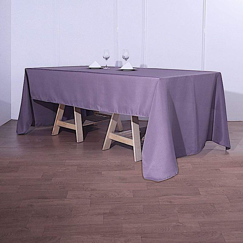 72" x 120" Polyester Rectangular Tablecloth - Violet Amethyst TAB_72120_073_POLY