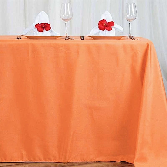 72" x 120" Polyester Rectangular Tablecloth TAB_72120_ORNG