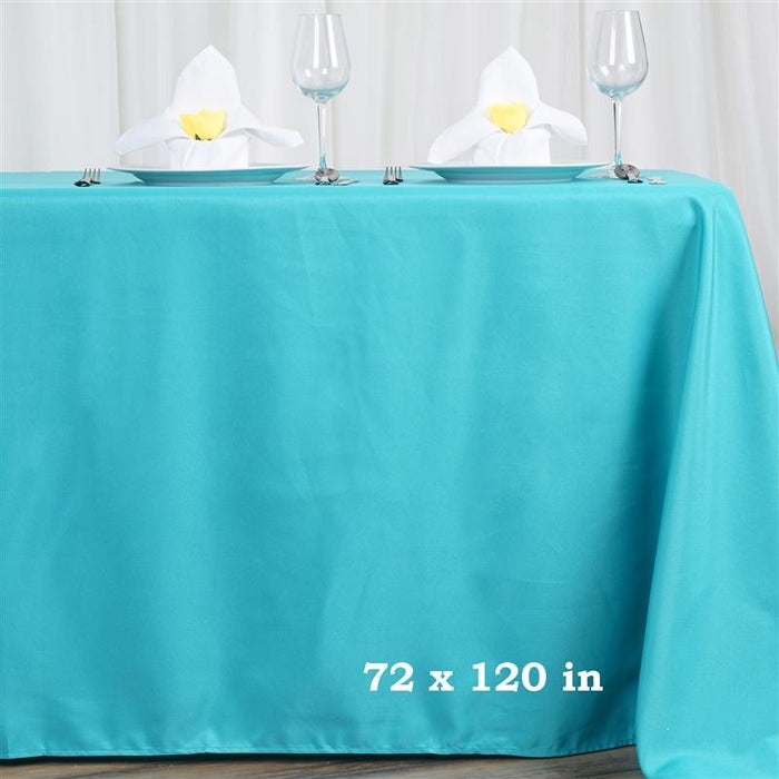 72" x 120" Polyester Rectangular Tablecloth TAB_72120_TURQ