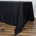 72" x 120" Premium Polyester Rectangular Tablecloth - Black TAB_72120_BLK_PRM