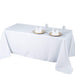 72" x 120" Premium Polyester Rectangular Tablecloth - White TAB_72120_WHT_PRM