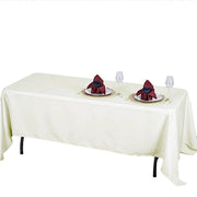 72" x 120" Premium Polyester Rectangular Tablecloth TAB_72120_IVR_PRM