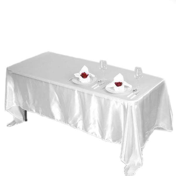 72" x 120" Satin Rectangular Tablecloth