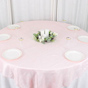 72" x 72" Accordion Crinkled Taffeta Square Table Overlay