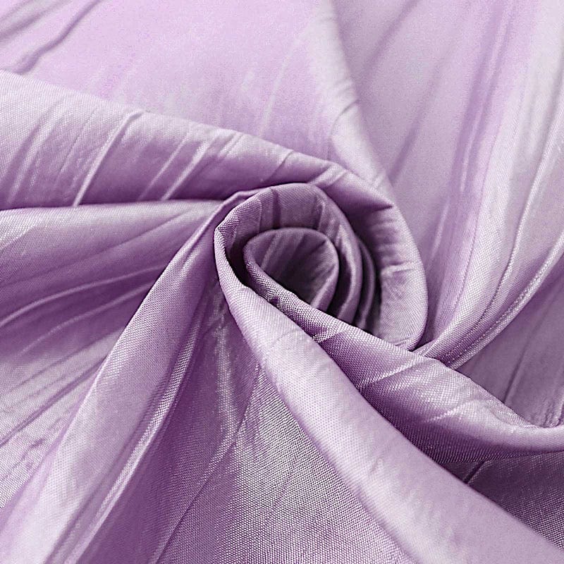 72" x 72" Accordion Crinkled Taffeta Square Table Overlay