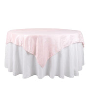 72" x 72" Accordion Crinkled Taffeta Square Table Overlay LAY72_ACRNK_046