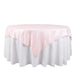 72" x 72" Accordion Crinkled Taffeta Square Table Overlay LAY72_ACRNK_046