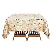 72" x 72" Big Payette Sequined Table Overlay