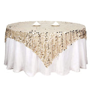 72" x 72" Big Payette Sequined Table Overlay