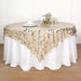 72" x 72" Big Payette Sequined Table Overlay