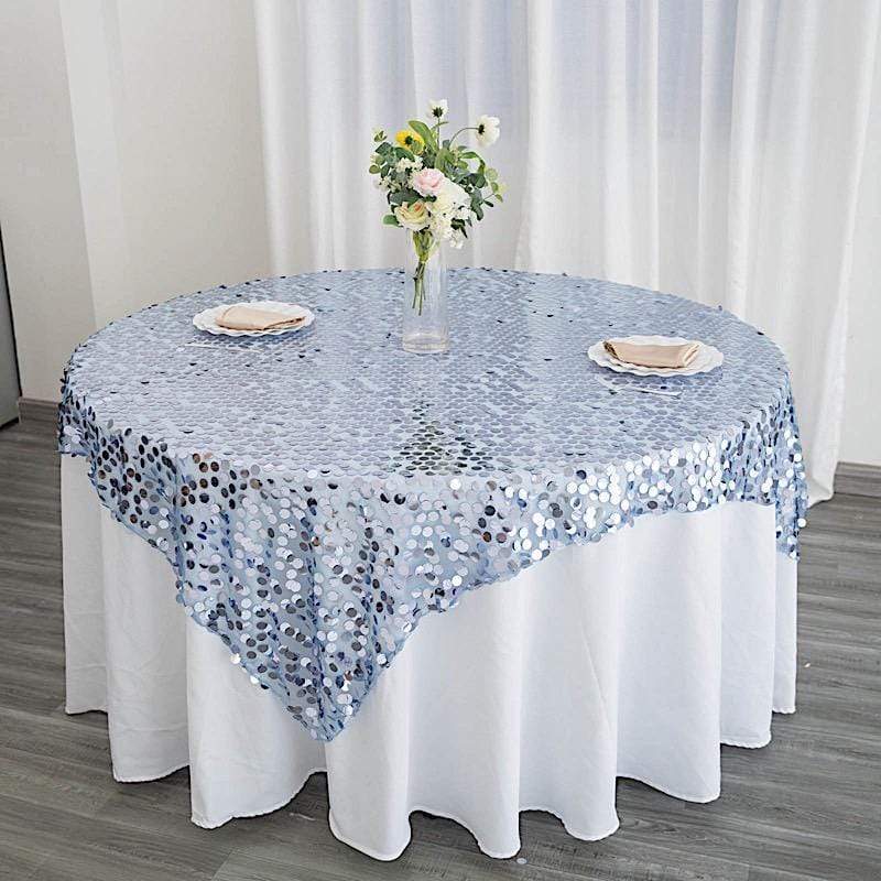 72" x 72" Big Payette Sequined Table Overlay
