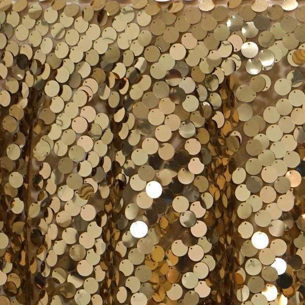 72" x 72" Big Payette Sequined Table Overlay