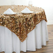 72" x 72" Big Payette Sequined Table Overlay
