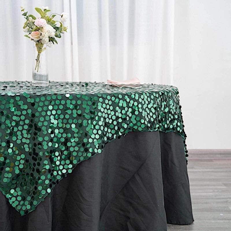72" x 72" Big Payette Sequined Table Overlay