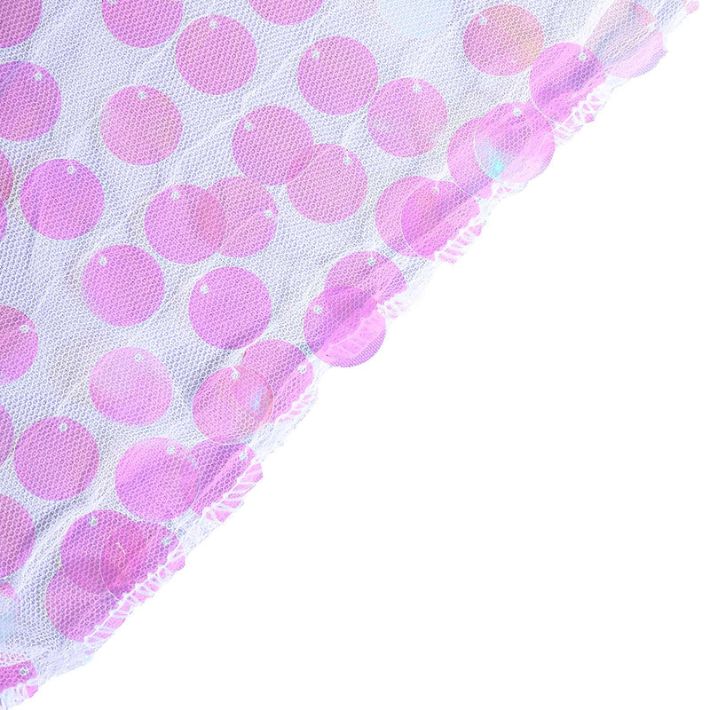 72" x 72" Big Payette Sequined Table Overlay