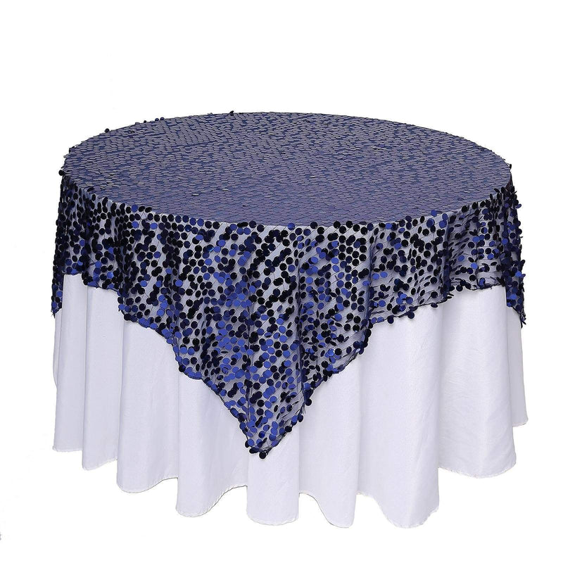 72" x 72" Big Payette Sequined Table Overlay