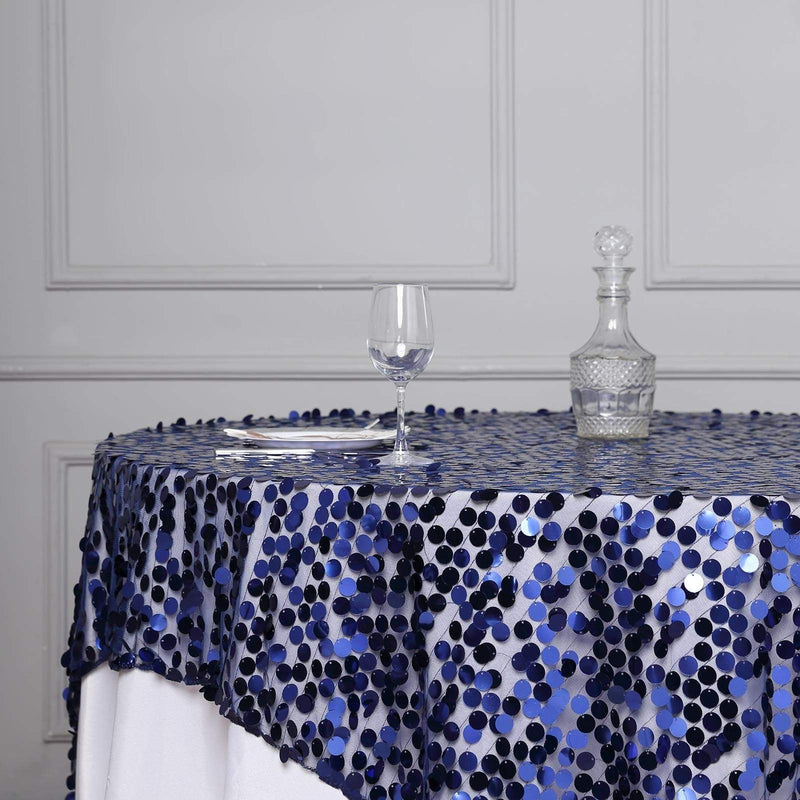72" x 72" Big Payette Sequined Table Overlay