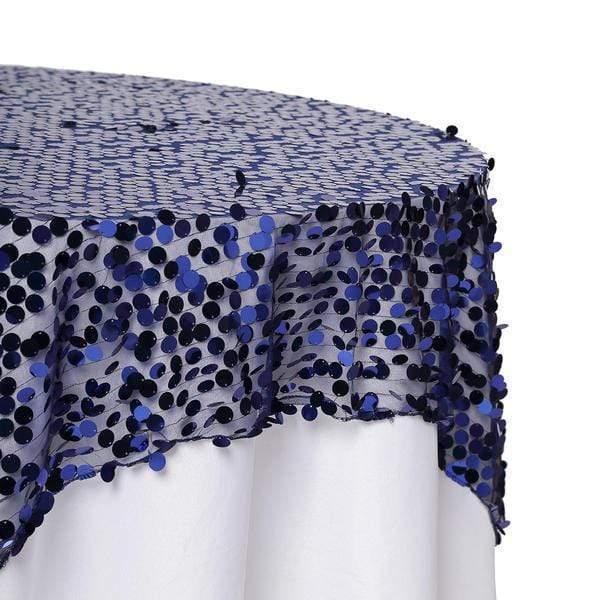 72" x 72" Big Payette Sequined Table Overlay