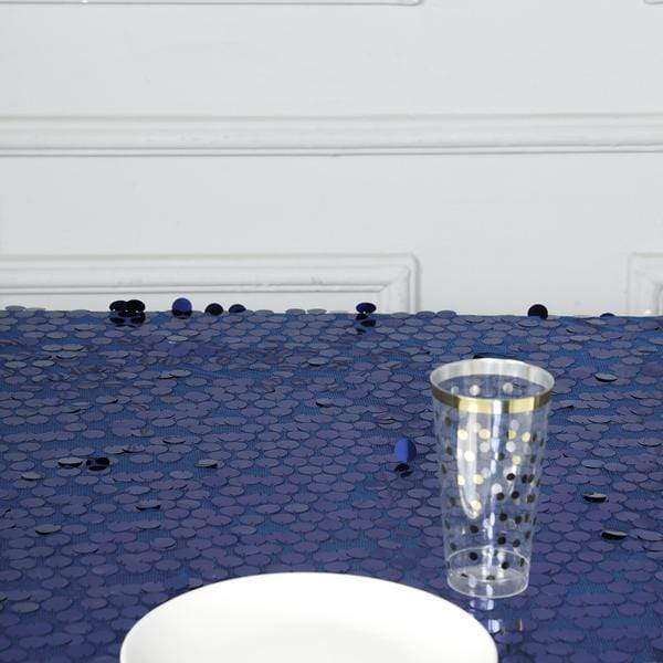 72" x 72" Big Payette Sequined Table Overlay