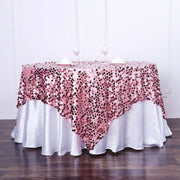 72" x 72" Big Payette Sequined Table Overlay