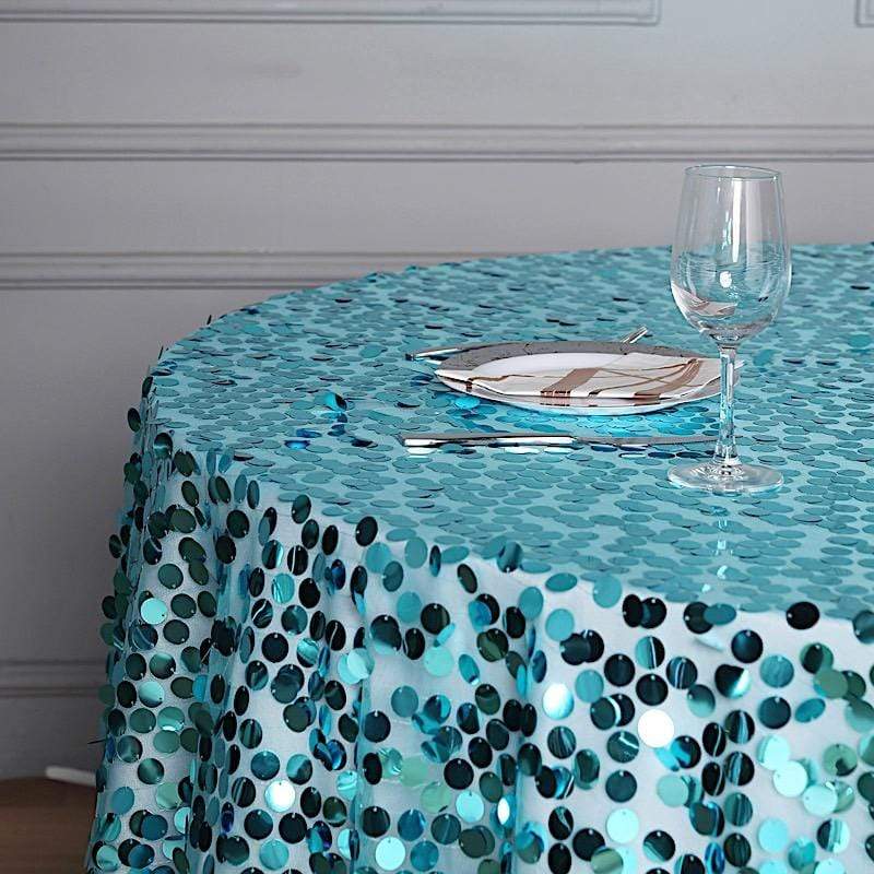 72" x 72" Big Payette Sequined Table Overlay