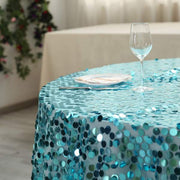 72" x 72" Big Payette Sequined Table Overlay
