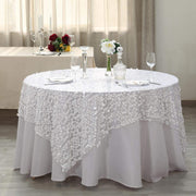 72" x 72" Big Payette Sequined Table Overlay