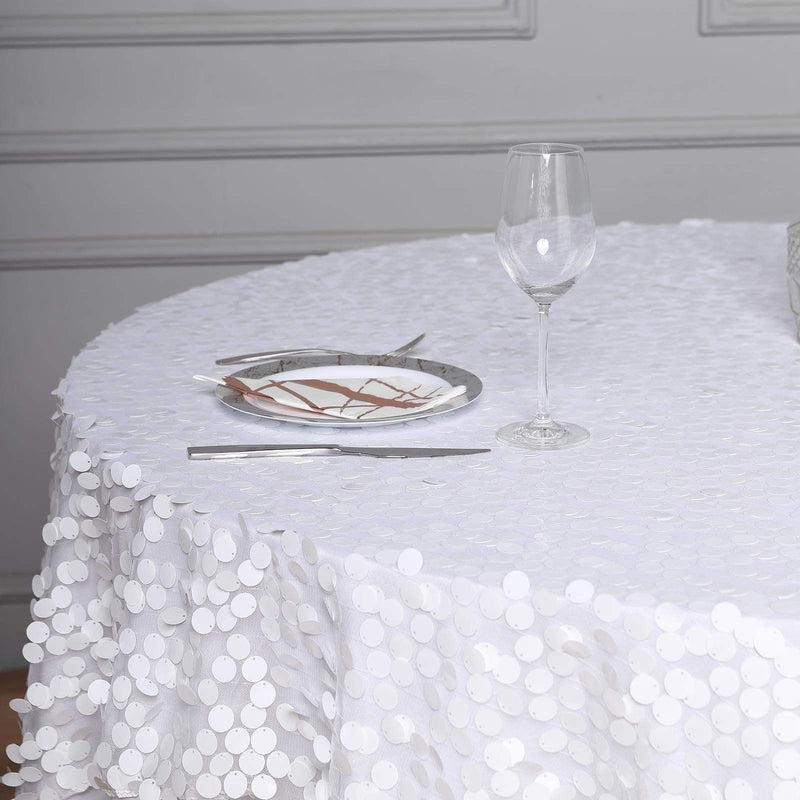 72" x 72" Big Payette Sequined Table Overlay