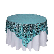 72" x 72" Big Payette Sequined Table Overlay