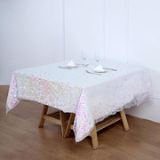 72" x 72" Big Payette Sequined Table Overlay