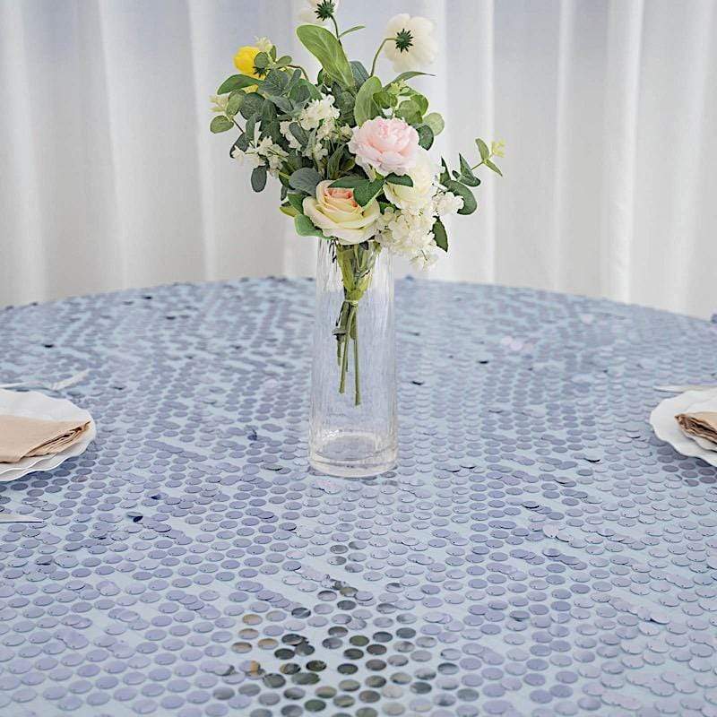 72" x 72" Big Payette Sequined Table Overlay