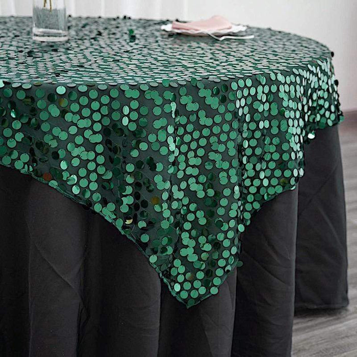 72" x 72" Big Payette Sequined Table Overlay