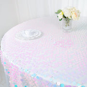 72" x 72" Big Payette Sequined Table Overlay