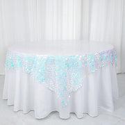 72" x 72" Big Payette Sequined Table Overlay