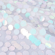 72" x 72" Big Payette Sequined Table Overlay