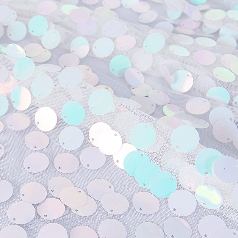 72" x 72" Big Payette Sequined Table Overlay