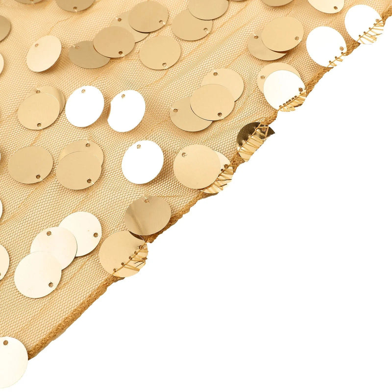 72" x 72" Big Payette Sequined Table Overlay