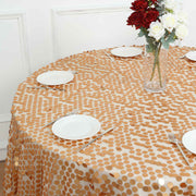 72" x 72" Big Payette Sequined Table Overlay