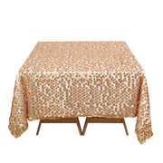 72" x 72" Big Payette Sequined Table Overlay